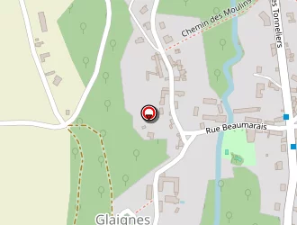 Carte de Aire Engazonnee à Glaignes