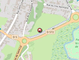 Carte de Hôtel Campanile à Bayeux