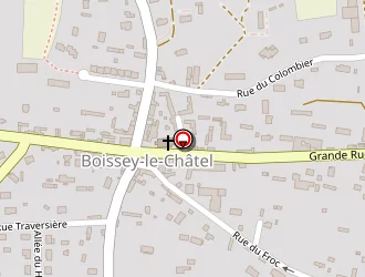 Carte de La Poste à Boissey-le-châtel