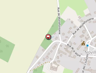 Carte de Stade Des Coutures à Novillers