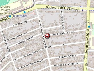 Carte de Mégatexte à Reims