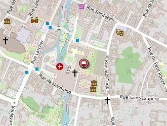 Carte de Hôtel Tardif à Bayeux