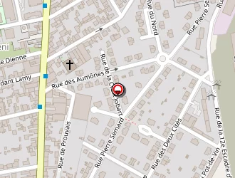 Carte de Square Mourlane à Reims