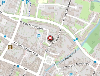 Carte de L'adresse à Bayeux