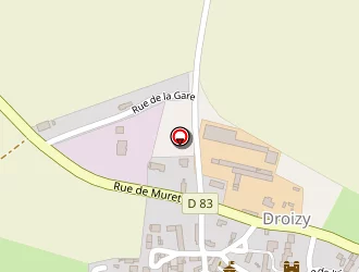 Carte de Sainte Claire (scea) à Droizy