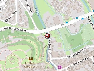 Carte de Secours Catholique à Gisors