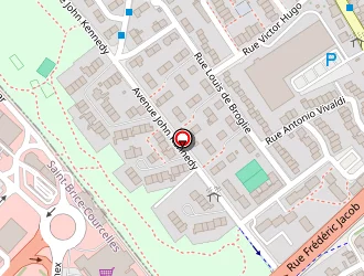 Carte de Blue Hôtel à Saint-brice-courcelles