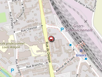 Carte de Garage Le Moine à Gisors