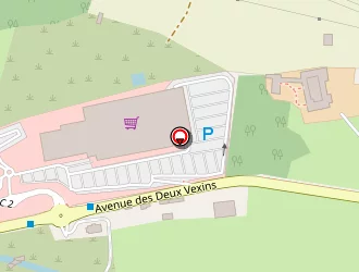 Carte de Centre Leclerc à Trie-château