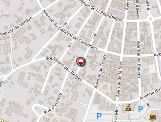 Carte de La Belle Epoque à Cabourg