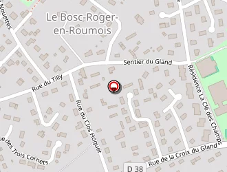 Carte de Crepin Leblond Hervé à Bosc-roger-en-roumois (le)