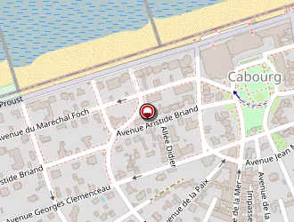 Carte de La Tocade à Cabourg