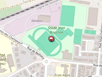 Carte de Stade Jean Boudon à Witry-lès-reims