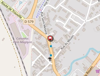 Carte de Plessis Laurence à Pont-l'évêque