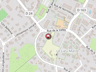 Carte de Centre équestre B à Houlgate