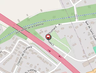 Carte de Chemin Thierry à Pont-l'évêque