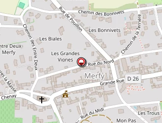 Carte de Le Merfy à Merfy