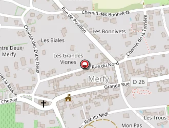 Carte de Delafaite à Merfy