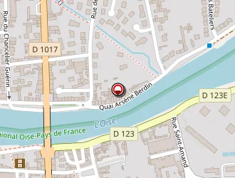 Carte de La Main Rose à Pont-sainte-maxence