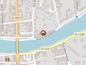 Carte de Saint Louis à Pont-sainte-maxence