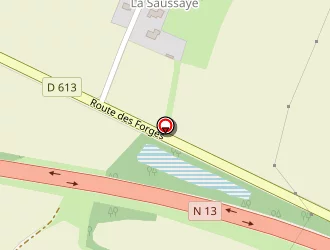 Carte de Chambres D'hôtes La Fresnée à Mosles