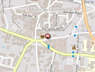 Carte de Redender à Pont-de-l'arche