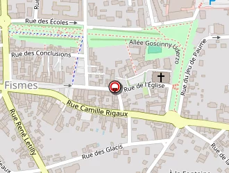 Carte de Orpi Fimmobilier à Fismes