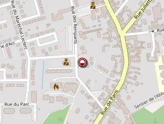 Carte de Centre De Secours à Verberie