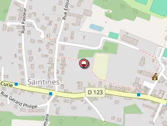 Carte de Ecole Primaire à Saintines