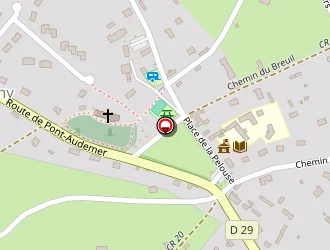 Carte de Monceau Fleurs à Campigny