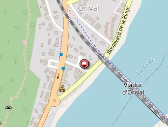 Carte de Entadom à Orival