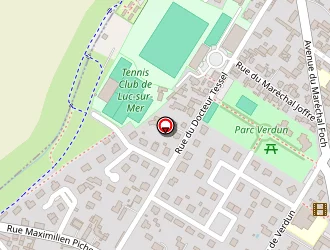 Carte de Complexe Sportif à Luc-sur-mer