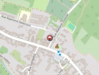 Carte de Ecole Bury Centre à Bury