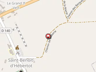 Carte de Mairie à Saint-benoît-d'hébertot