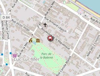 Carte de Leménager E. à Luc-sur-mer