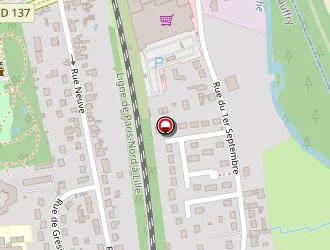 Carte de Tennis à Cauffry