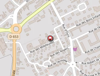 Carte de La Pétanque Florangeoise à Florange