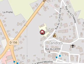 Carte de La Poste à Landres