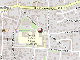 Carte de Ecole Maternelle à Courseulles-sur-mer