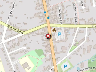 Carte de Boulangerie Servais à Noailles