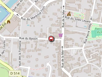 Carte de Port Capitainerie (d.d.e.) à Courseulles-sur-mer