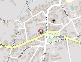 Carte de La Poste à Hermonville