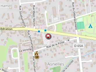 Carte de Boulodrome à Asnelles