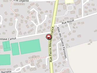 Carte de Stade Municipal à Beuzeville