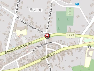 Carte de Jouglard James à Braine