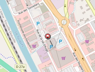 Carte de Centre E. Leclerc à Touques