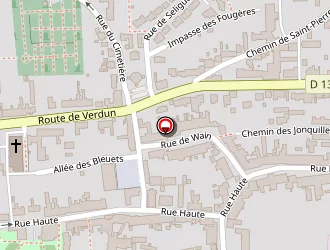 Carte de Ecole Primaire Publique Centre Le Moulin à Terville