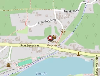 Carte de Sentier De Randonnee à Pierrefonds