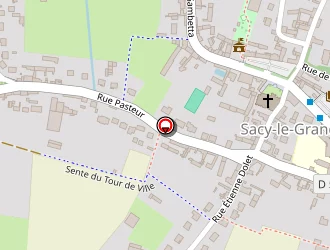 Carte de Chopin Alain à Sacy-le-grand