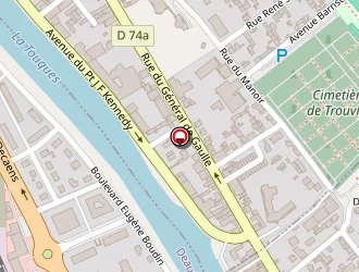 Carte de Marais Guillaume à Touques